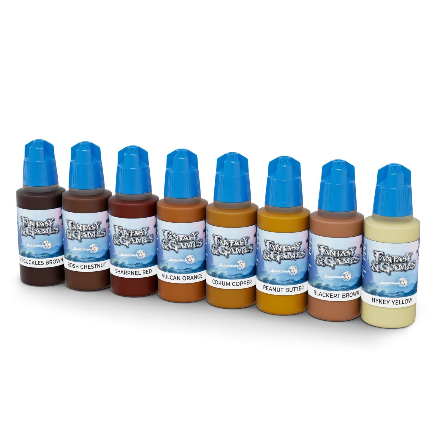 Steam And Punk Paint Set: Fantasy Colours 17mL acrylic (runout sale)
