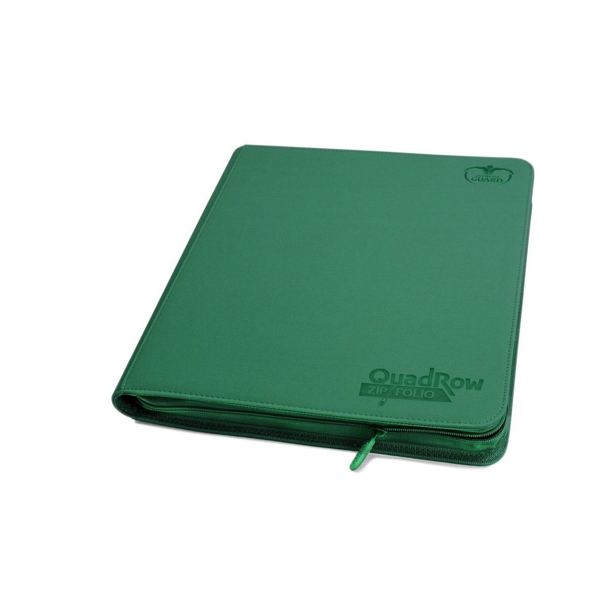 Ultimate Guard 12-Pocket QuadRow ZipFolio XenoSkin Green Folder