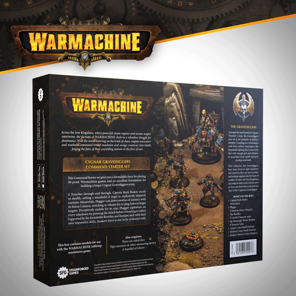 Cygnar Gravediggers Command Starter
