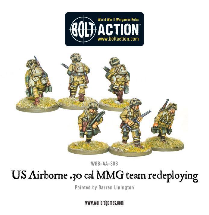 US Airborne 30 Cal MMG team redeploying (Blister)