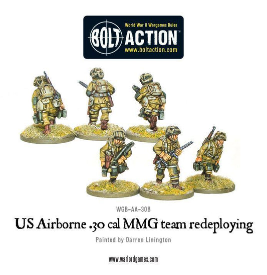 US Airborne 30 Cal MMG team redeploying (Blister)