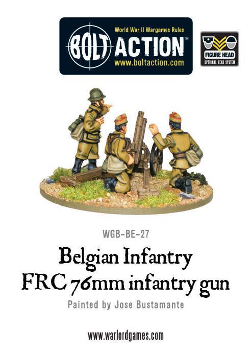 Belgian FRC 76mm infantry gun (Blister)