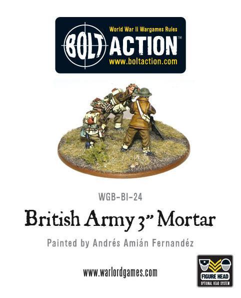 British Army 3" Mortar Team (Blister)