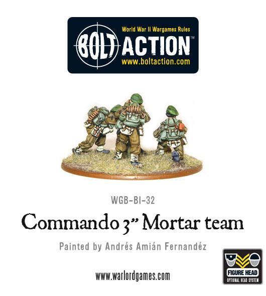 British Commando 3" Mortar Team (Blister)