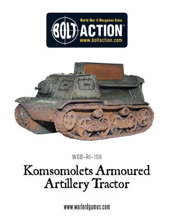 Komsomolets Armoured Artillery Tractor (Pack)