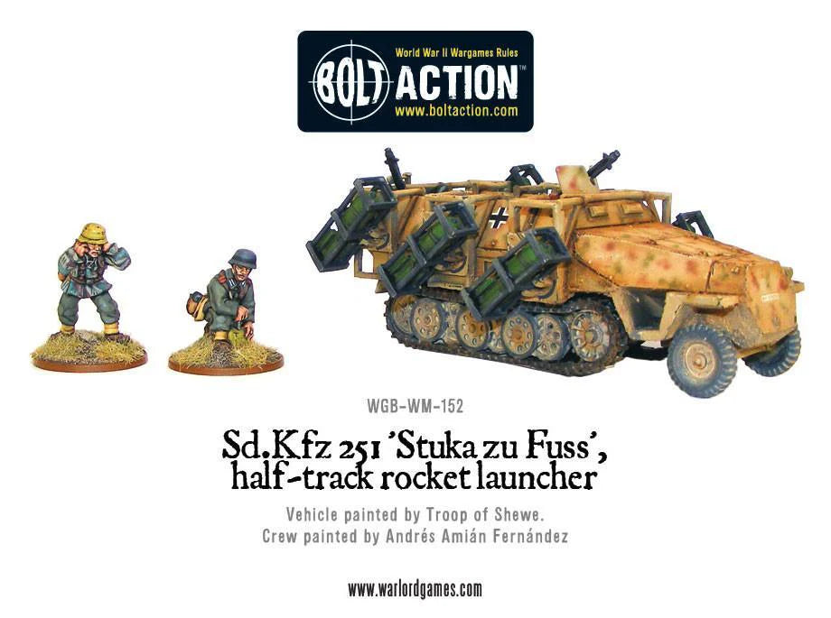 Sd.Kfz 251 'Stuka zu Fuss', halftrack rocket launcher (Pack)