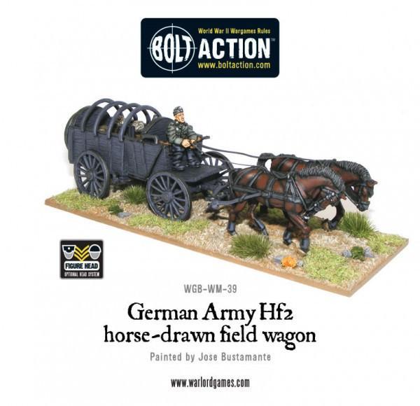 German Army Hf2 horsedrawn field wagon (Pack)