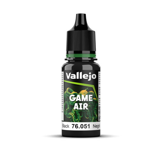 *New* Vallejo Game Air - 51 Black 18 ml