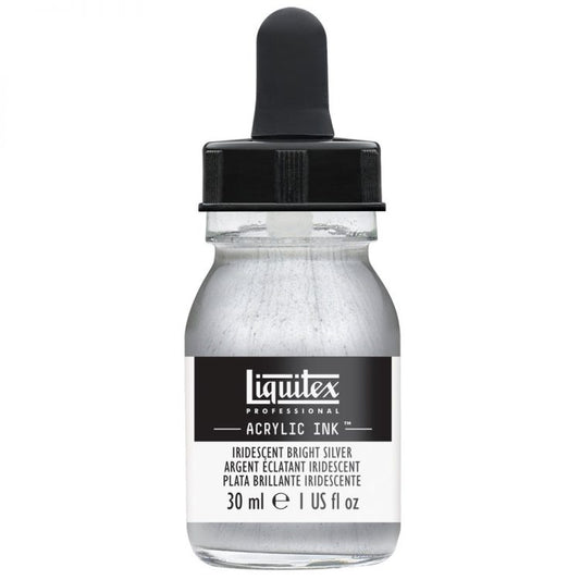 Liquitex Inks - Iridescent Bright Silver 30ml