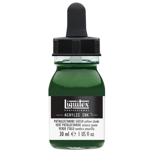 Liquitex Inks - Phtalocyanine Green Yellow Shade 30ml