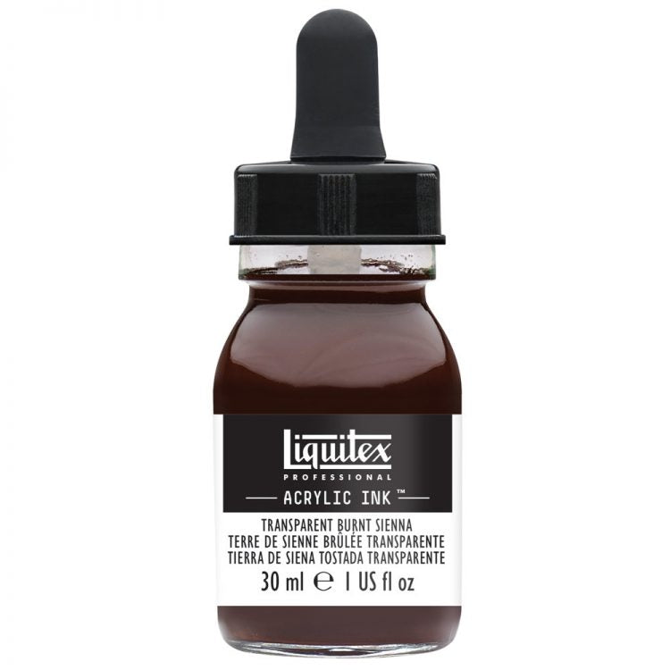 Liquitex Inks - Transparent Burnt Sienna 30ml