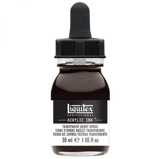 Liquitex Inks - Transparent Burnt Umber 30ml