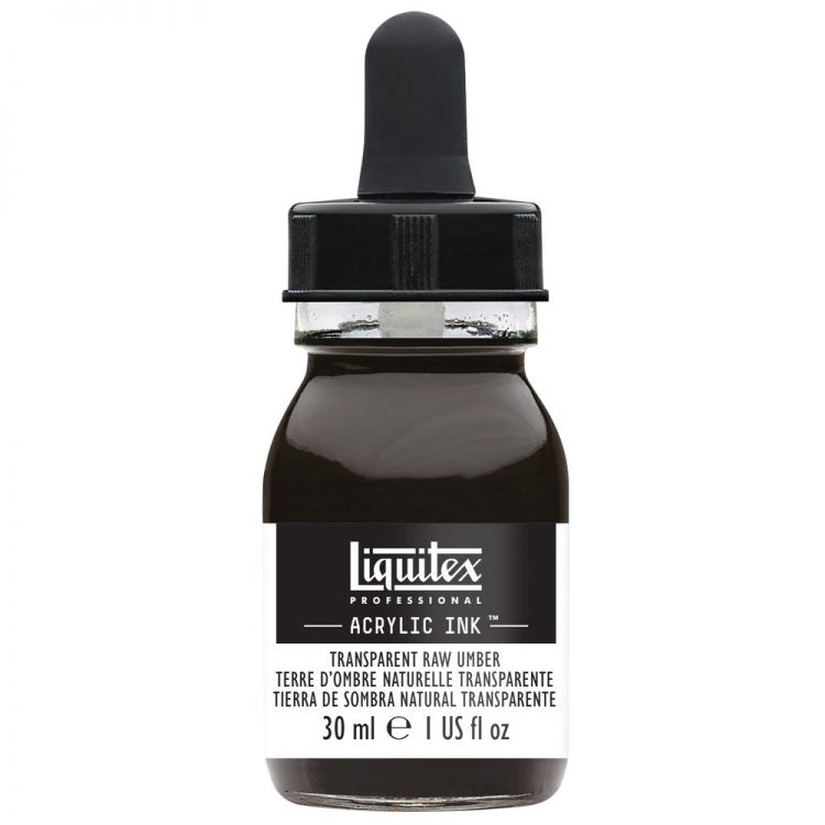 Liquitex Inks - Transparent Raw Umber 30ml