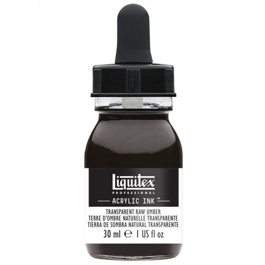 Liquitex Inks - Transparent Raw Umber 30ml