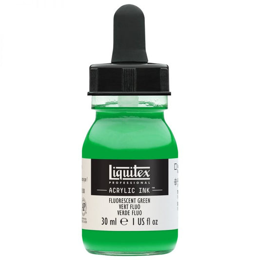 Liquitex Inks - Fluorescent Green 30ml