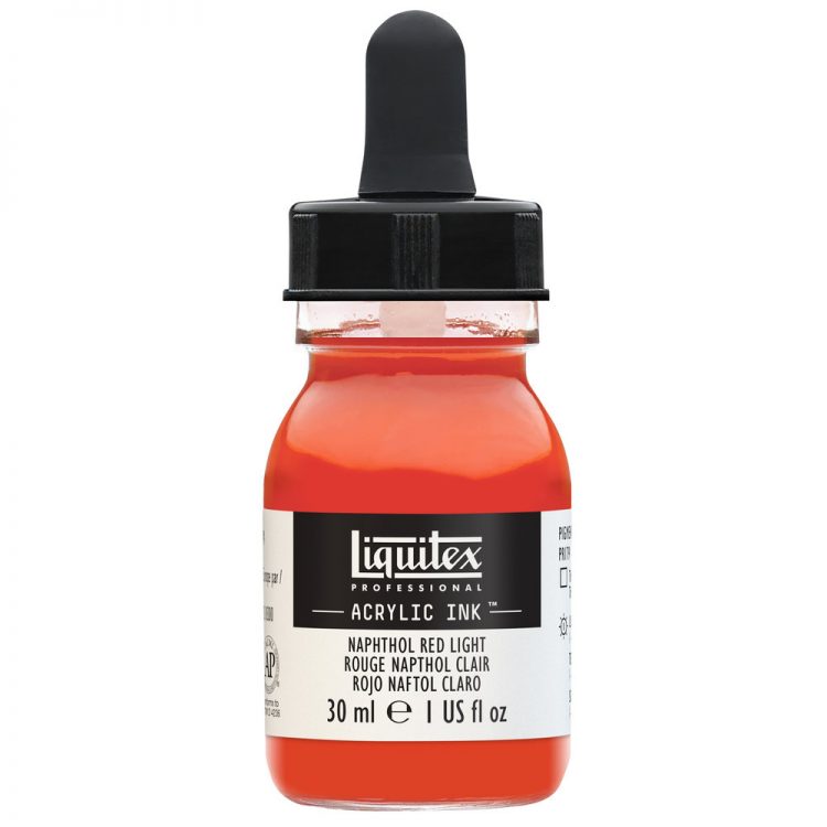 Liquitex Inks - Naphthol Red Light 30ml