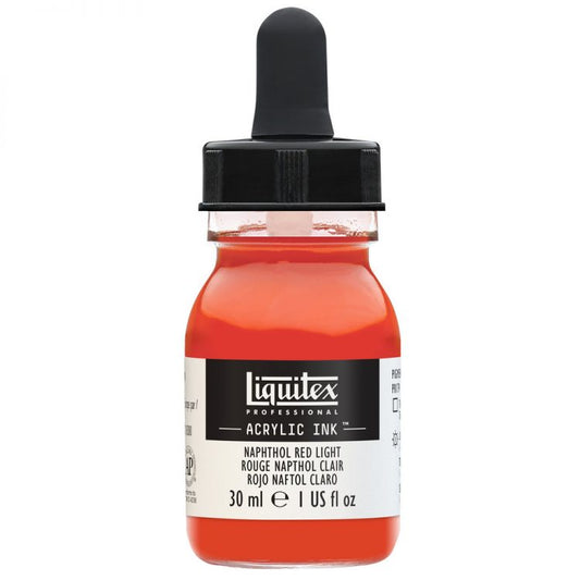 Liquitex Inks - Naphthol Red Light 30ml