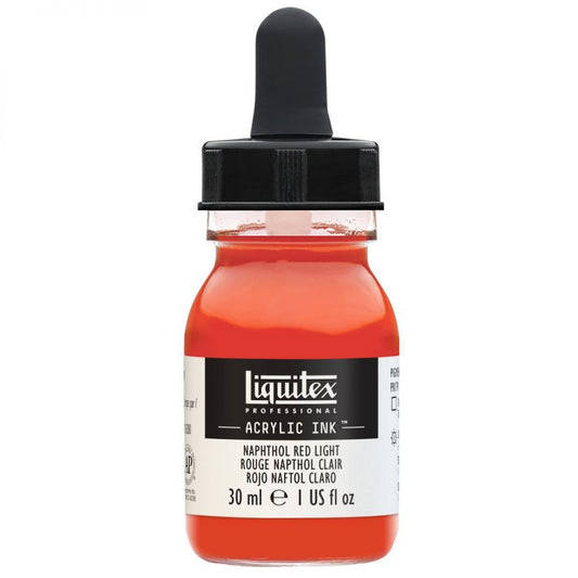 Liquitex Inks - Naphthol Red Light 30ml