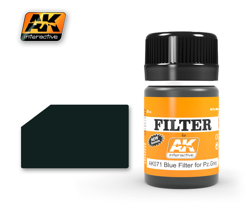 AK-071 Blue for Panzer Grey Fliter