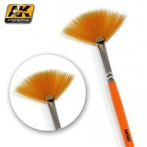AK-580 Fan Shape Weathering Brush