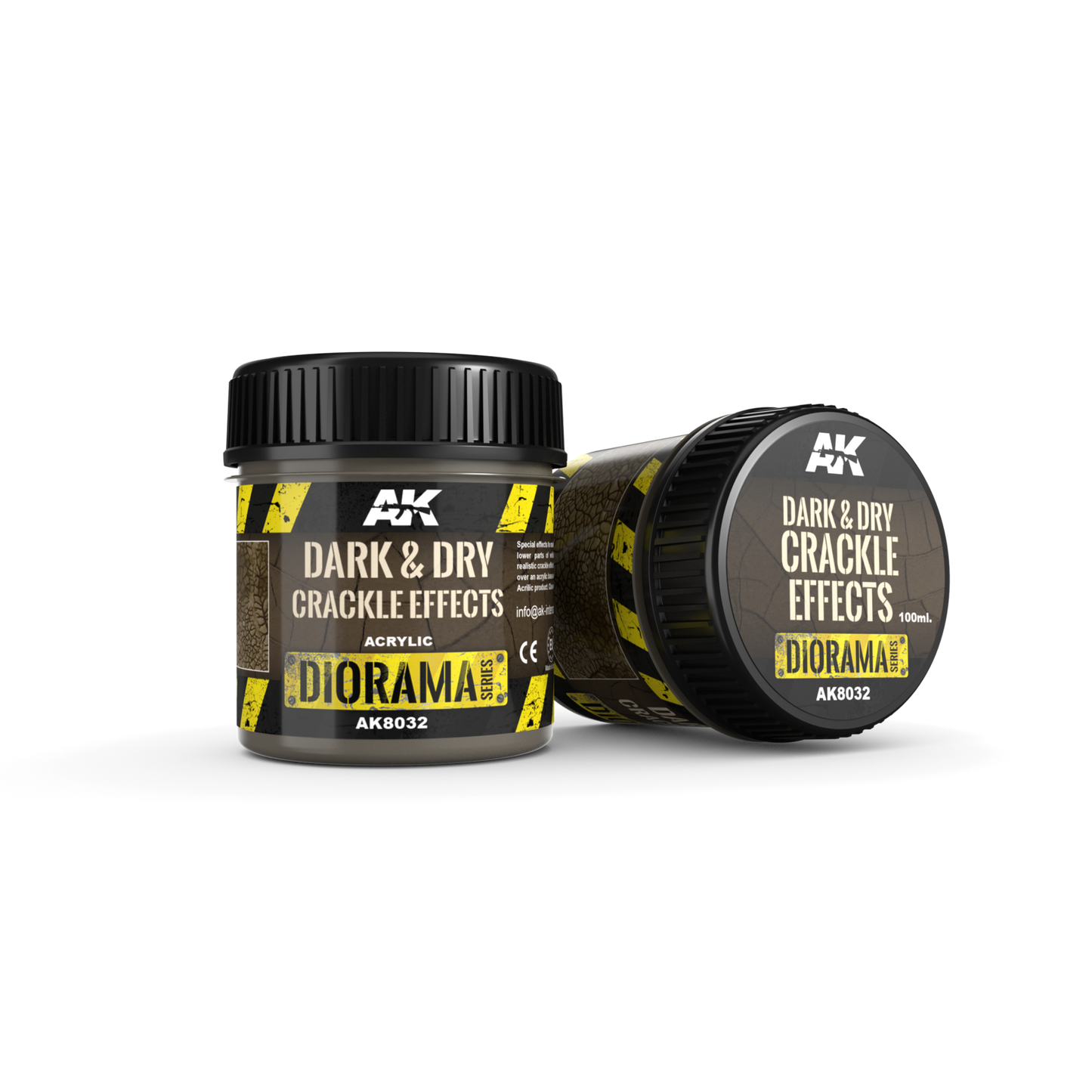 AK-8032 Crackle Effects -Dark & Dry