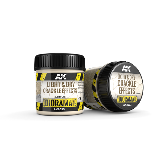 AK-8033 Crackle Effects - Light & Dry