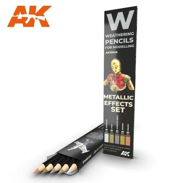 Watercolor Pencil Set Metallic Effects Set
