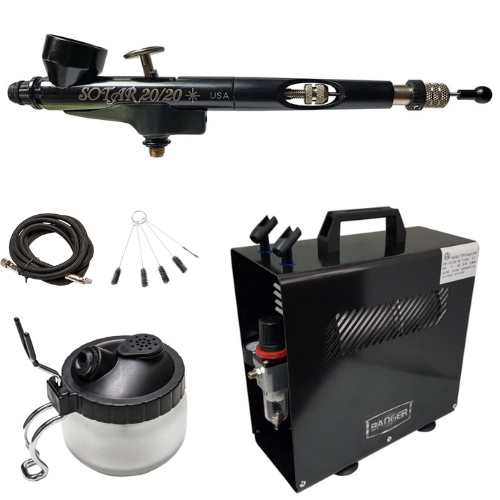 Badger Sotar 20/20 Airbrush & TC910 Compressor Package