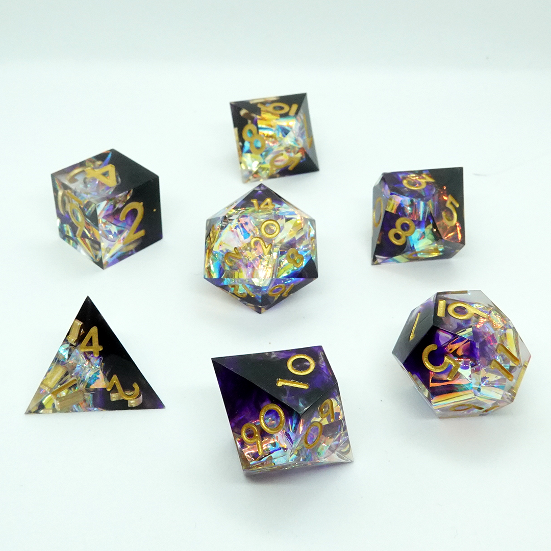 Chrysalis Sharp Resin Dice Set