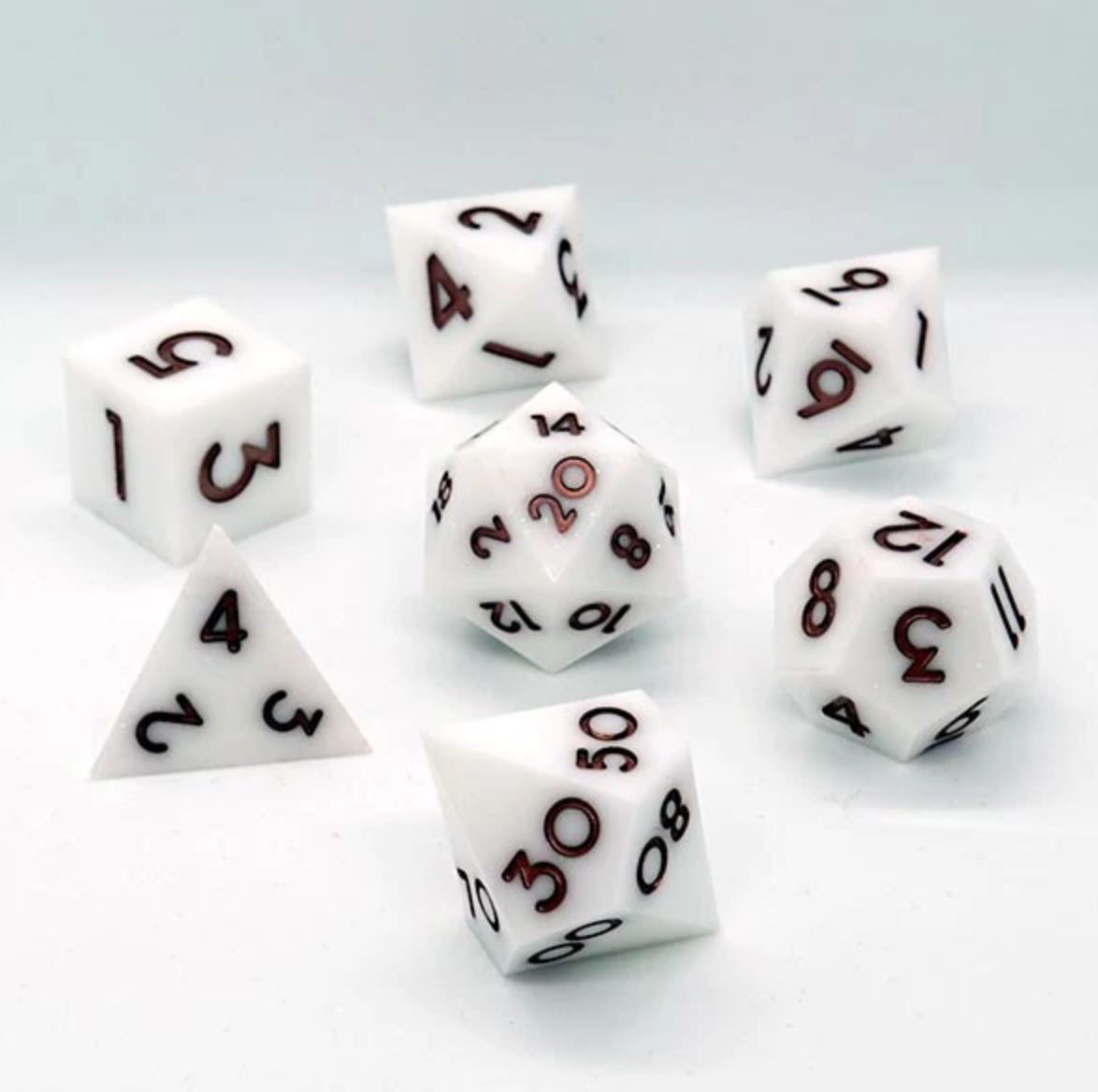 Frost Sharp Resin Dice Set