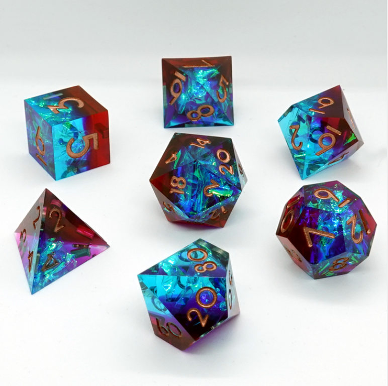 Medley Sharp Resin Dice Set