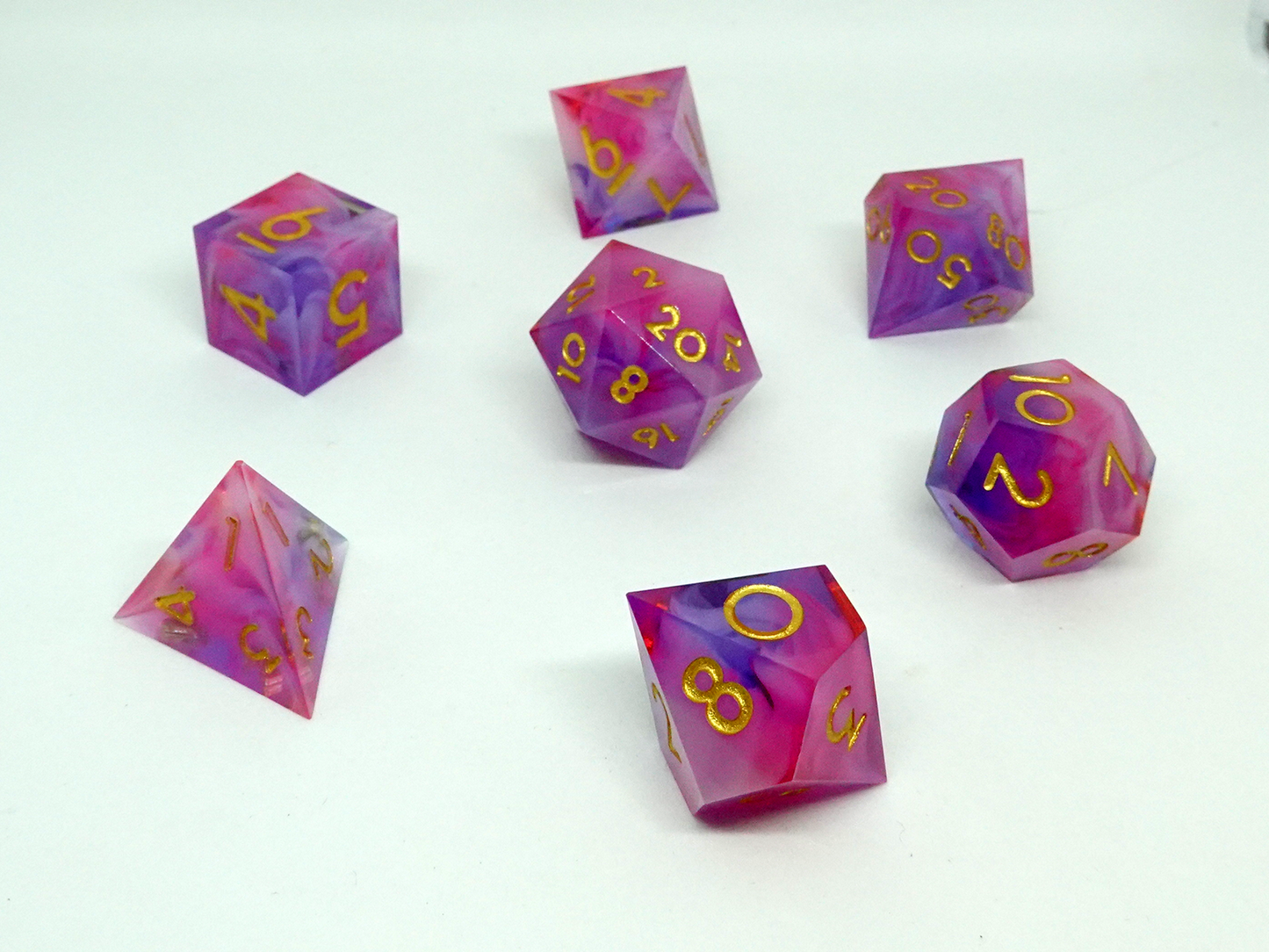 Pink Panther Sharp Resin Dice Set