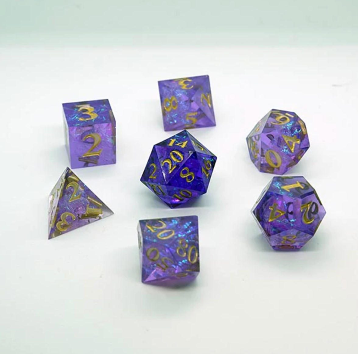 Warlock Sharp Resin Dice Set