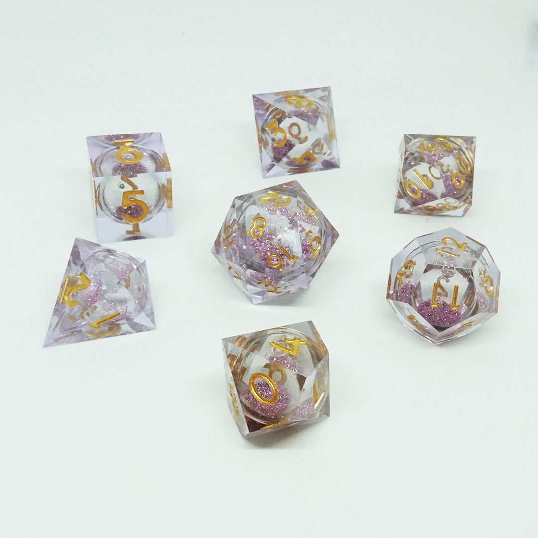 Molten Constellation Liquid Core Dice Set 