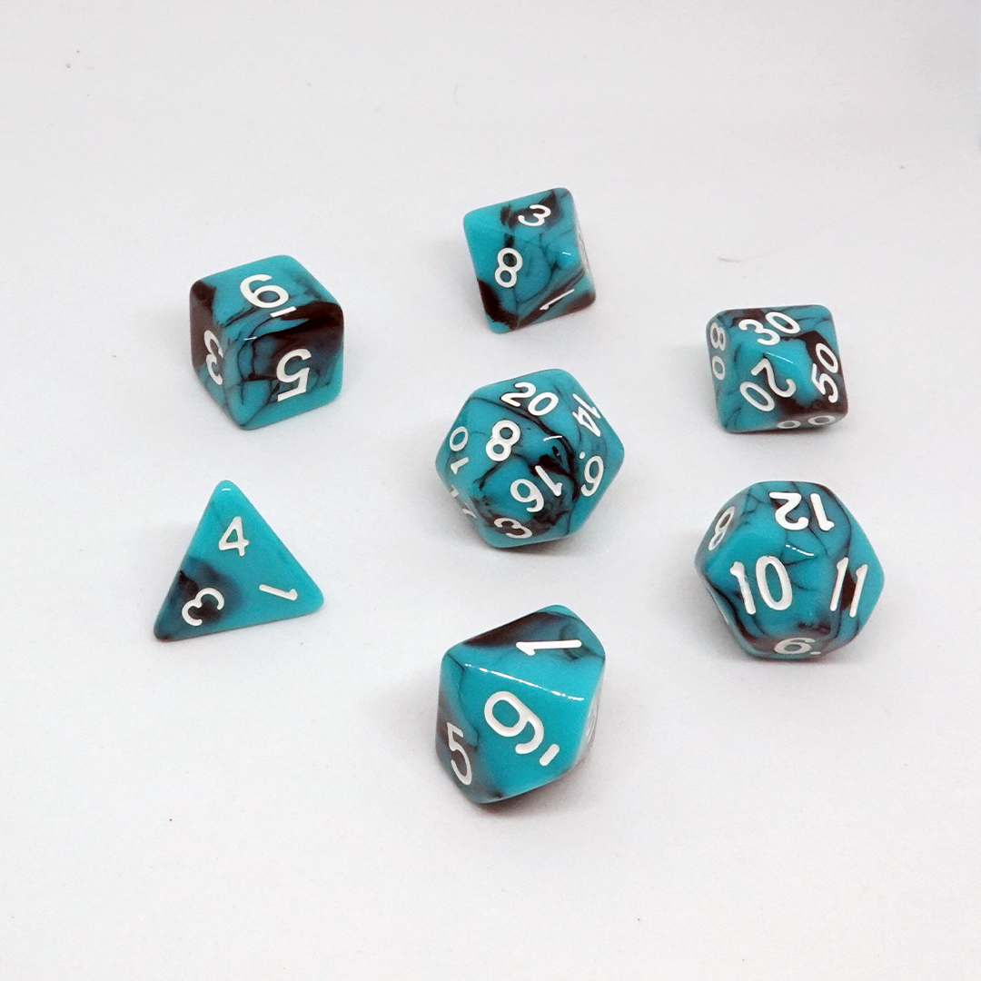 Guatemala Marble Resin Dice Set