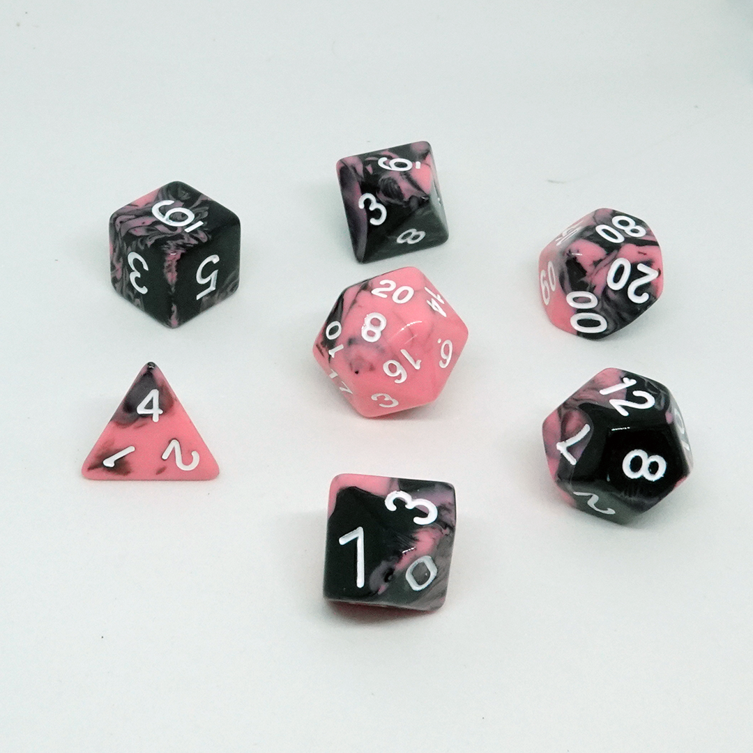 Molten Resin Dice Set