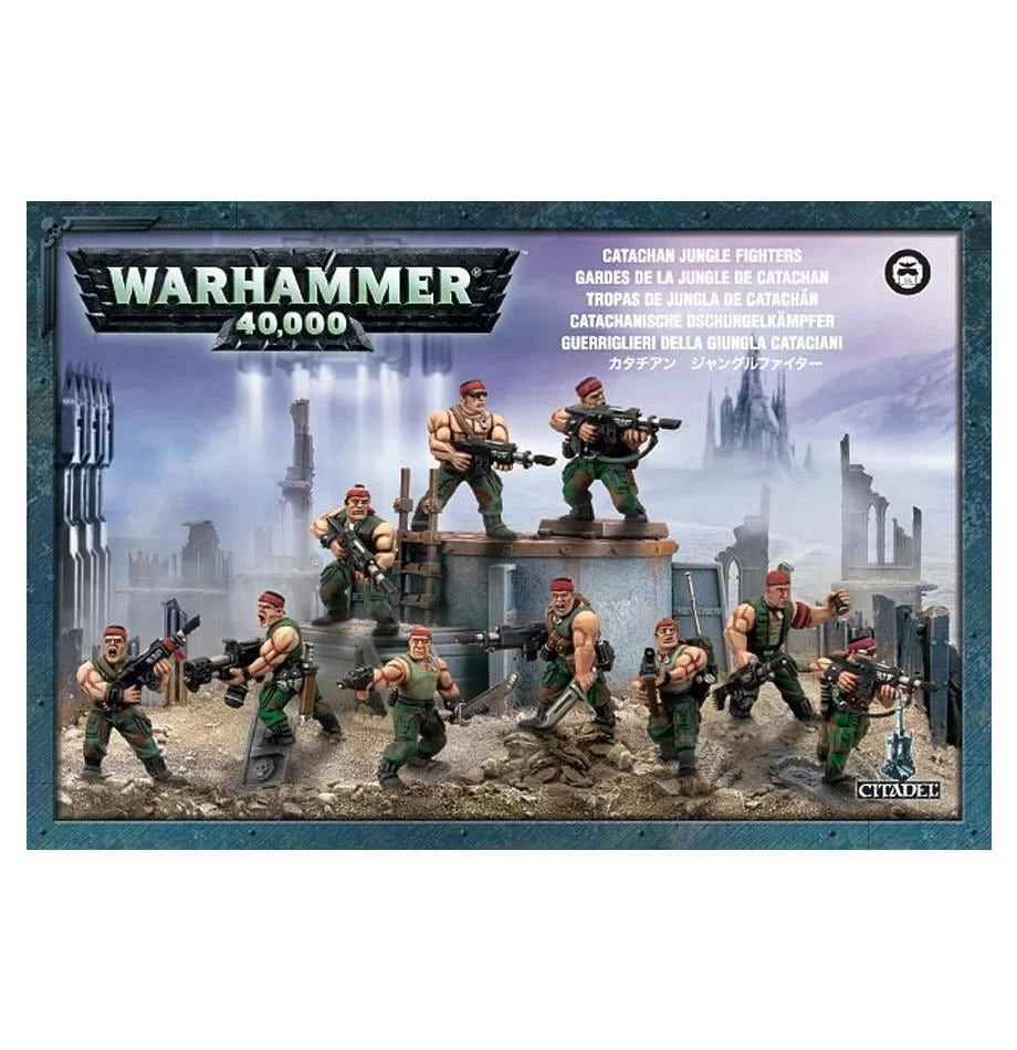 Warhammer 40k Catachan Jungle Fighters Command Legs & Body - Imperial Guard Militarum