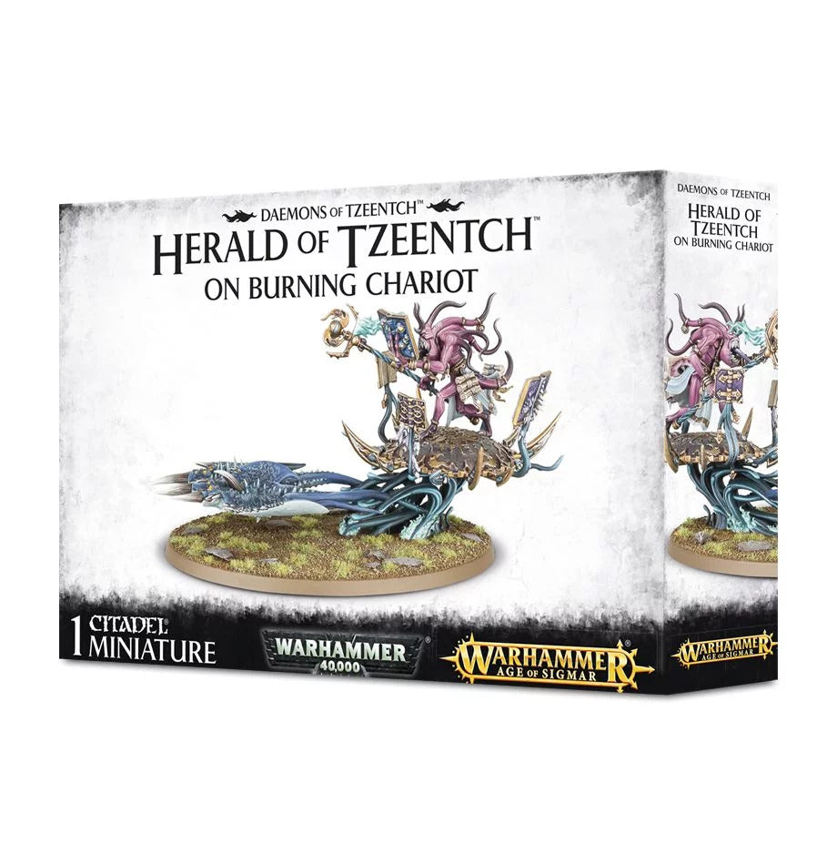 Fateskimmer, Herald of Tzeentch on Burning Chariot / Exalted Flamer