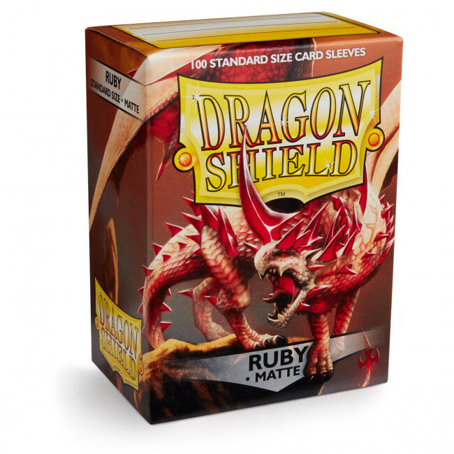 Sleeves - Dragon Shield - Box 100 - Ruby MATTE