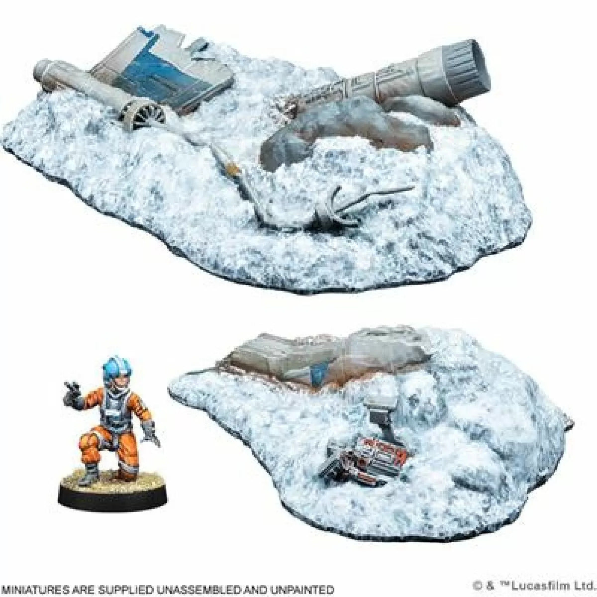 Crashed X-Wing Battlefield Expansion