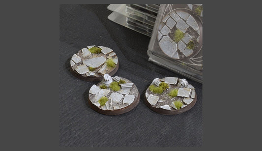 Temple Bases Round 50mm (x3)