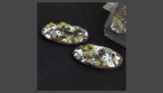 Winter Bases Oval 90mm (x2)