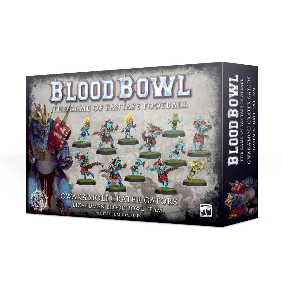 Lizardmen Blood Bowl Team – Gwaka'moli Crater Gators