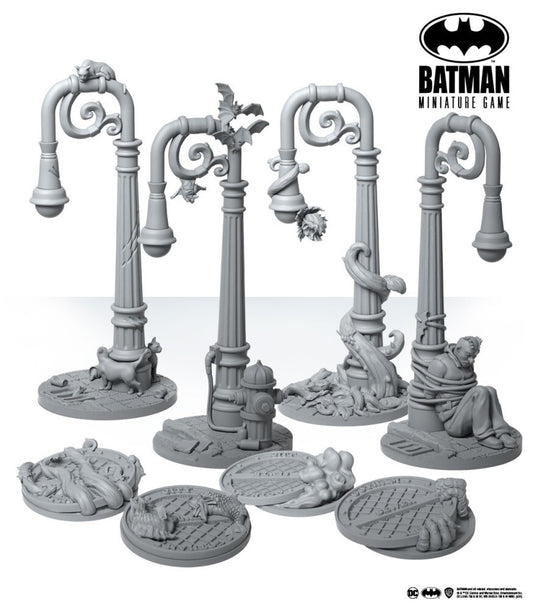 Gotham Sewers and Lampposts