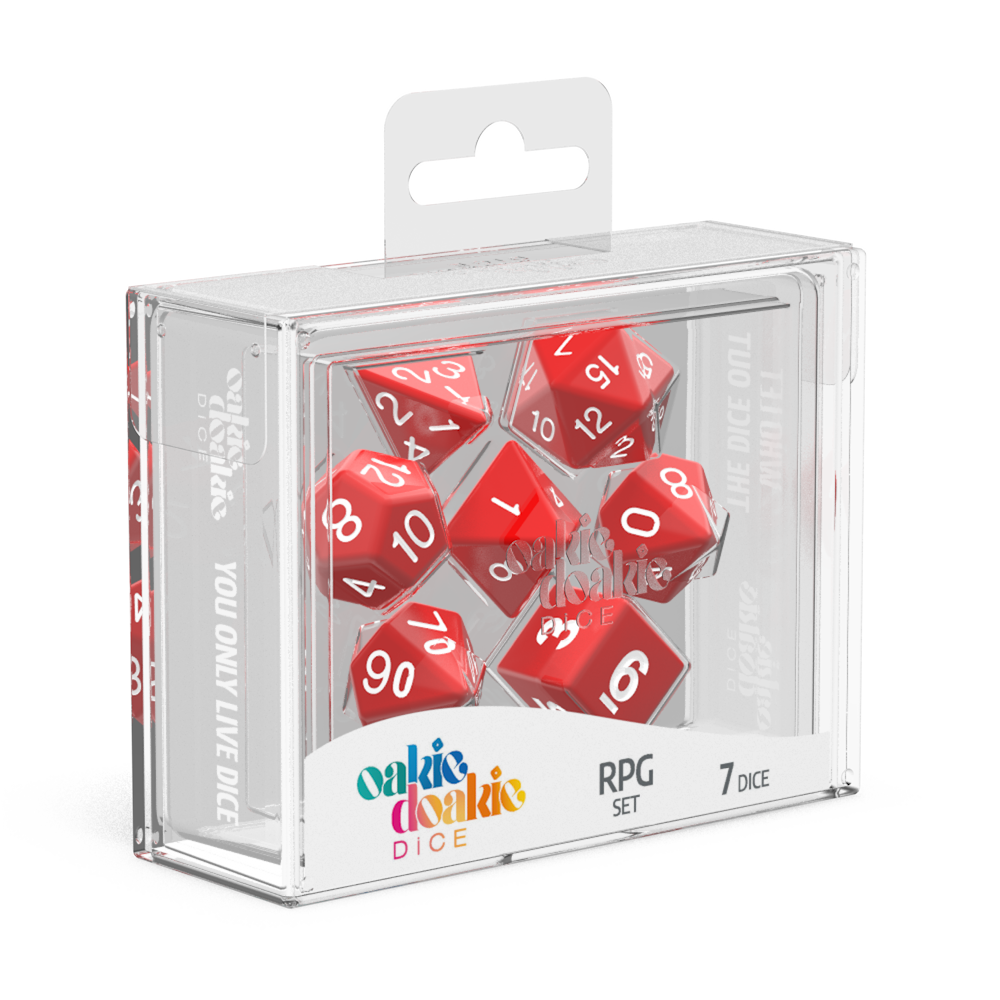 RPG Set Solid - Red (7)