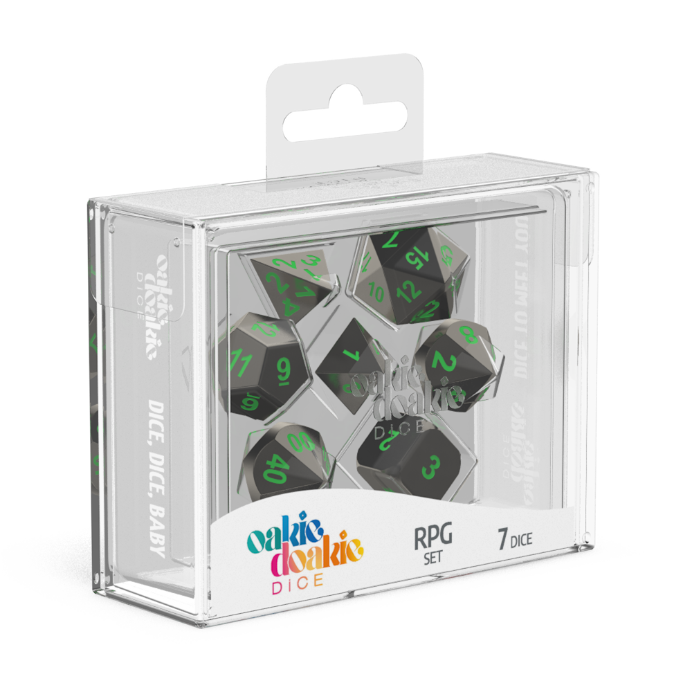 RPG Set Metal Dice - Matrix (7)