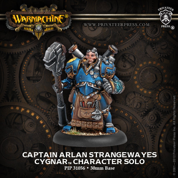 Warmachine Strugis KS exclusive with Captain Arlan and a Warmachine Strugis KS exclusive with Captain Arlan and a