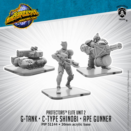 G-Tank, C-Type Shinobi, and Ape Gunner