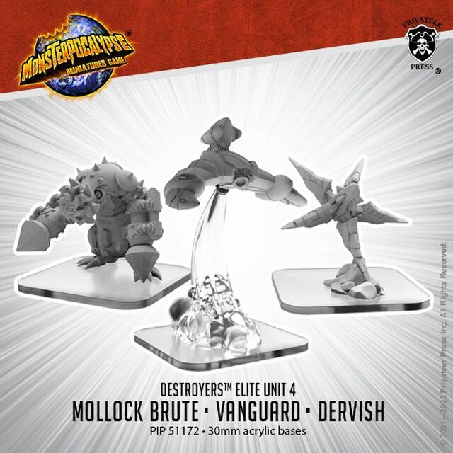 Dervish, Vanguard, Mollock Brute