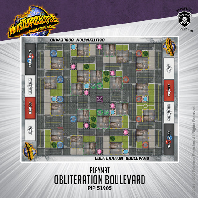 Obliteration Boulevard Fabric Playmat